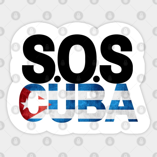 SOSCUBA || CUBAN FLAG Sticker by JessyCuba